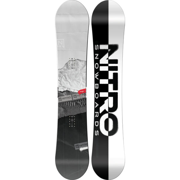 nitro dominion snowboard Nitro Prime Raw Snowboard W/ Binding Bundle