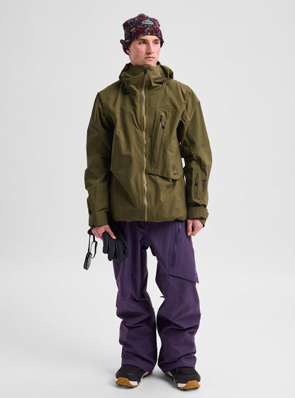 Burton M AK GORE CYCLC JKT DRIED MOSS 27