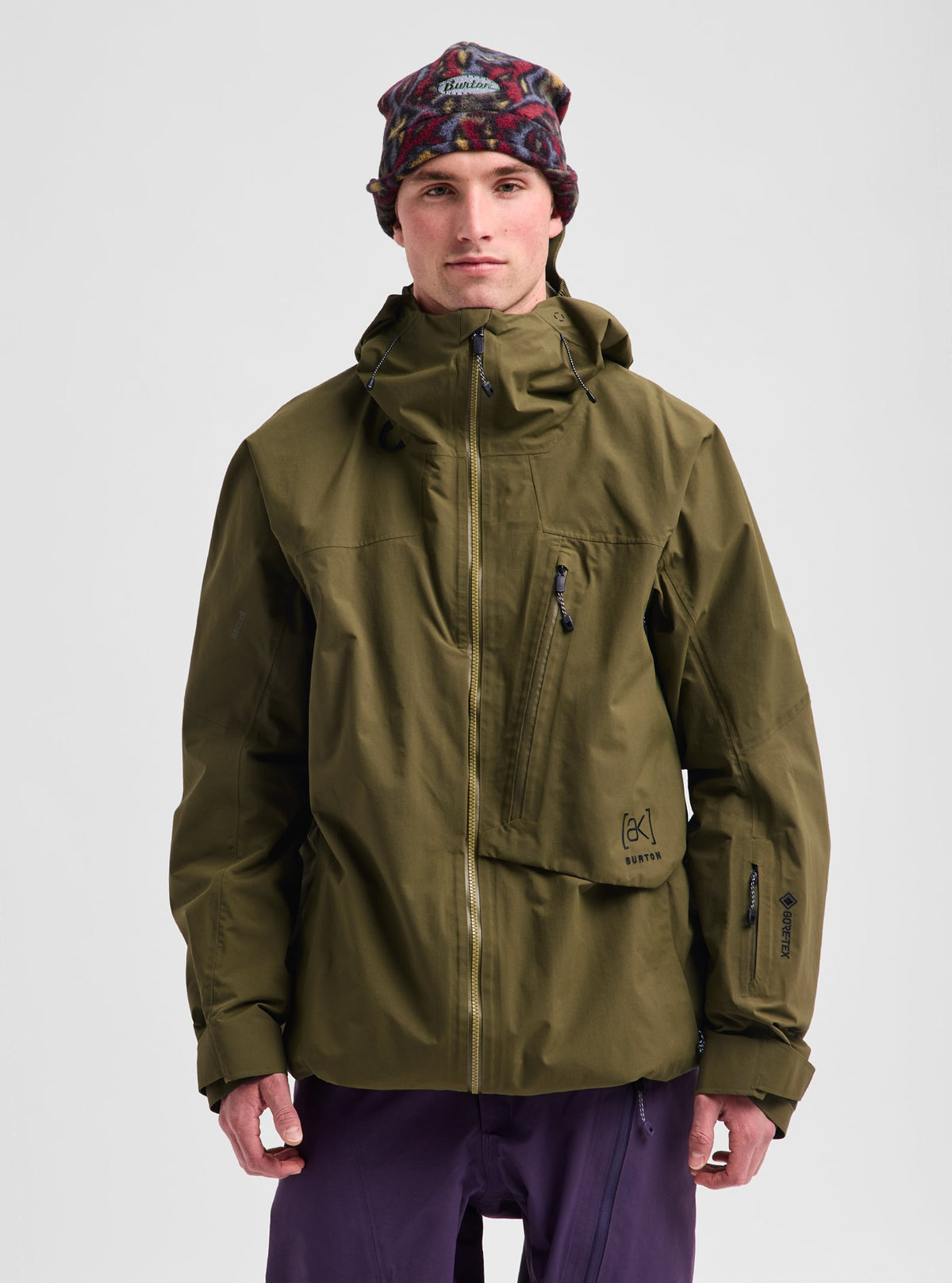 Burton M AK GORE CYCLC JKT DRIED MOSS 27