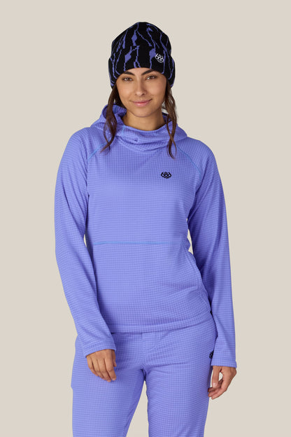 686 WOMENS MISSION GRID HOODY 27