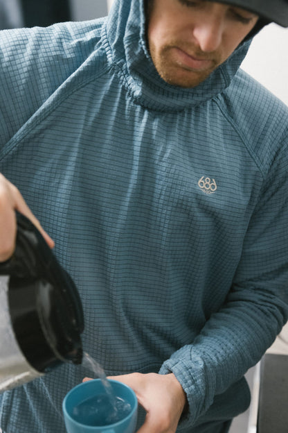 686 MENS MISSION GRID RAGLAN HOODY 27
