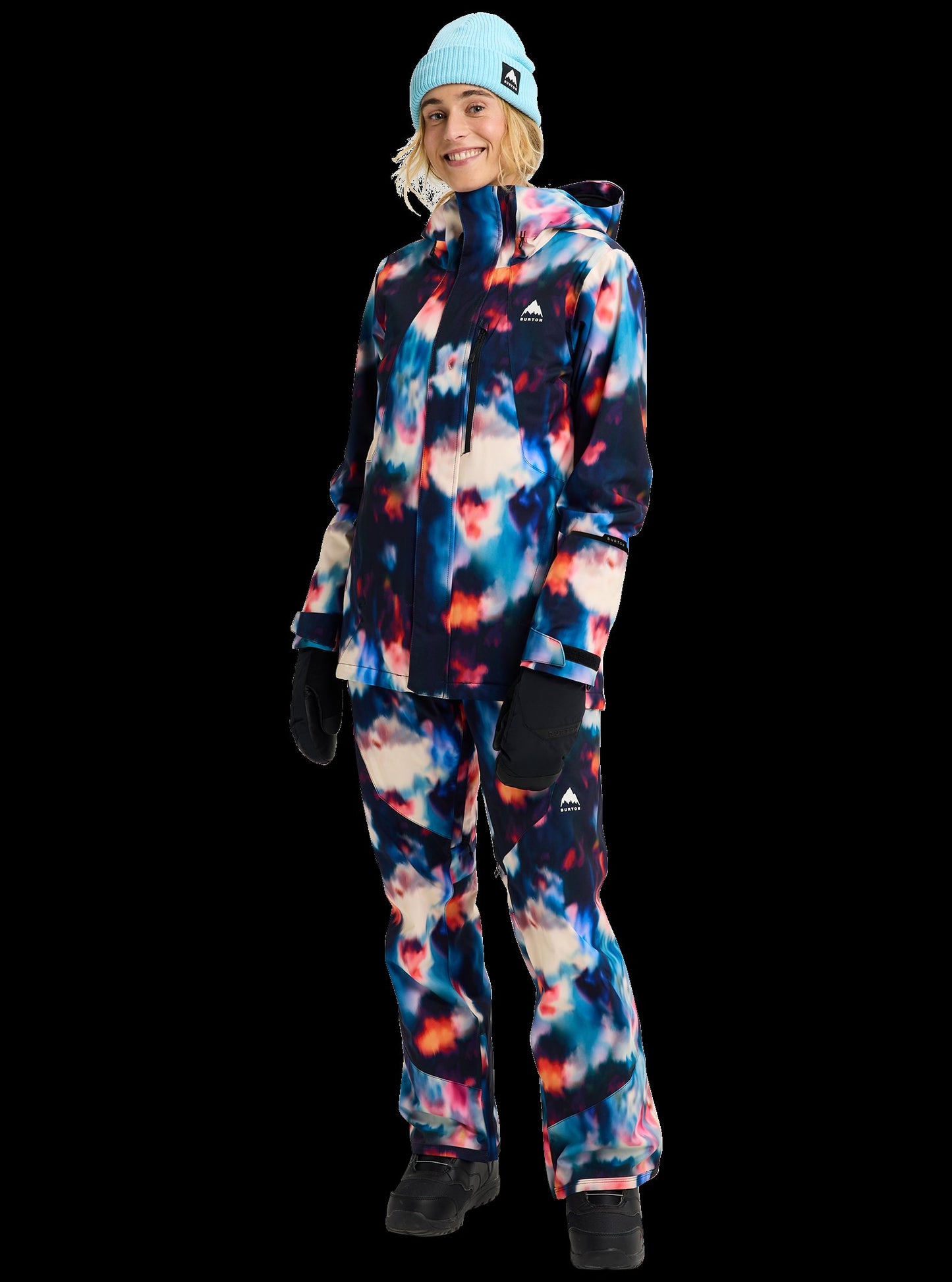 Burton W RSRV STRCH INS JK FLORAL BLU 26