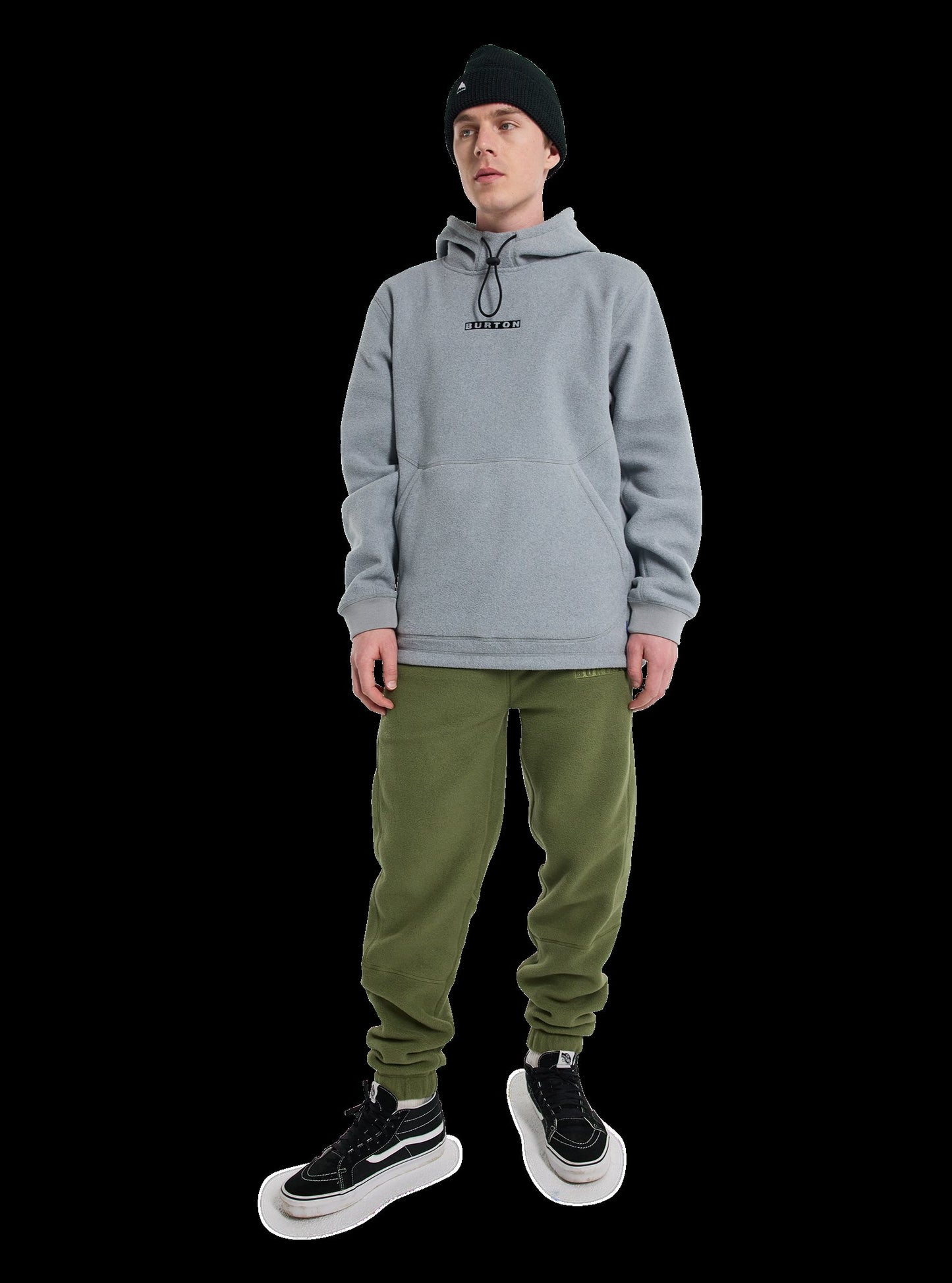 Burton CINDER HOODED PO GRAY HEATHER 26